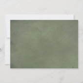 Gedroogde bloemen en groen bevlekte pamapegras save the date (Achterkant)