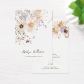 Gedroogde bloemen ketting display kaart (Bureau)