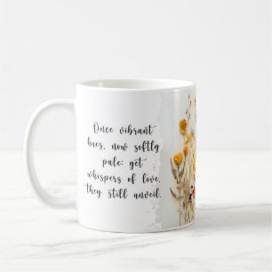 Gedroogde bloemen + liefde gedicht ontwerp MOK