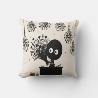 Gedroogde Bloemenwinkel Kerst Kussen