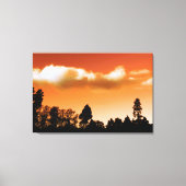 Gedroogde bomen canvas afdruk (Voorkant)