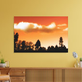 Gedroogde bomen canvas afdruk (Insitu (Woonkamer))
