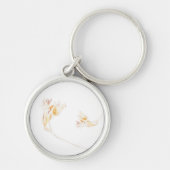 Gedroogde Freesia No. 3 Sleutelhanger (Voorkant)