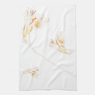 Gedroogde Freesia No. 3 Theedoek