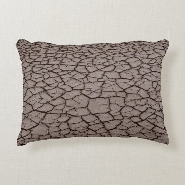 Gedroogde grond accent kussen (Voorkant)