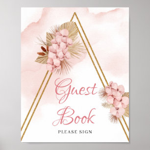 Gedroogde handpalmen verlaten Blush Flowers Guest Poster