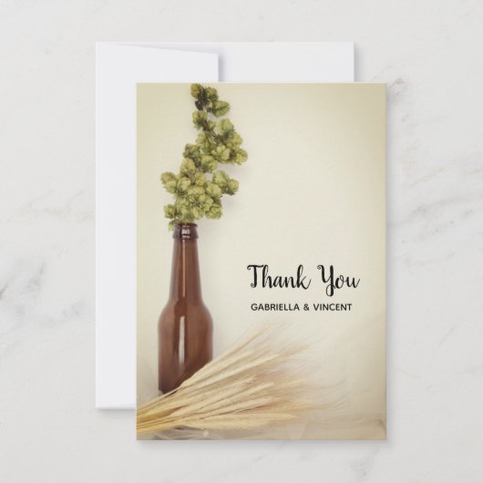 Gedroogde hop en hittebrouwerij Bedankt (Voorkant)