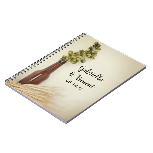 Gedroogde hop en hittebrouwerij Weddenschap Notitieboek (Linkerzijde)