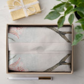 Gedroogde ontkoppeling van Cherry Blossom Bird Bee Tissuepapier (Geschenk)