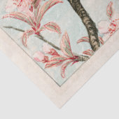 Gedroogde ontkoppeling van Cherry Blossom Bird Bee Tissuepapier (Detail)