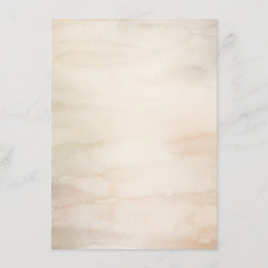 Gedroogde Palm Tropisch gebladerte bruiloft inform Informatiekaartje (Achterkant)