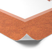 Gedroogde palm, trouwerij met pampagnedracotta poster (Hoek)