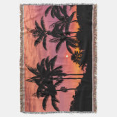 Gedroogde palmbomen, Hawaii Deken (Voorkant Verticaal)