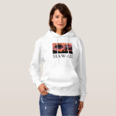 Gedroogde palmbomen, Hawaii Hoodie (Voorkant volledig)