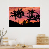 Gedroogde palmbomen, Hawaii Poster (Keuken)