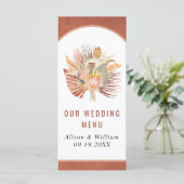 Gedroogde palmparelspruitjes menu (Staand voorkant)