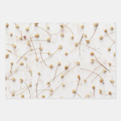 Gedroogde planten voor bruiloften en geschenken inpakpapier vel (Voorkant 3)