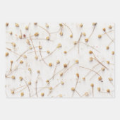 Gedroogde planten voor bruiloften en geschenken inpakpapier vel (Voorkant 2)