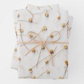 Gedroogde planten voor bruiloften en geschenken inpakpapier vel (In situ)