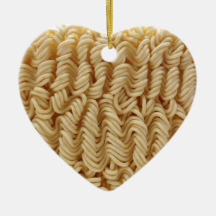 Gedroogde ramen noedels keramisch ornament