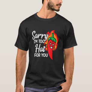 Gedroogde rode chilipepers Carolina Reaper pittig T-shirt