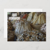 Gedroogde vis in Cebu Briefkaart (Voorkant / Achterkant)