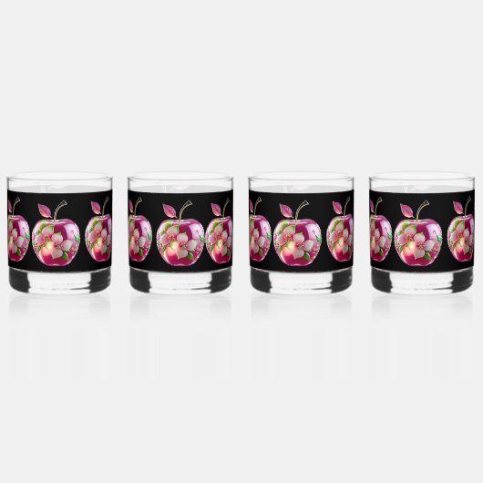 Gedrukt blikglas whisky glas (Voorkant)