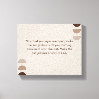 Gedrukt canvas ontwerp.