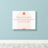 Gedrukt canvas ontwerp. afdruk (Insitu (Houten vloer))