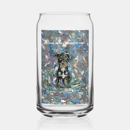 Gedrukt Canware glas (Voorkant)