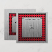 Gedrukt metaal ziet Dirt Bike eruit Kaart (Voorkant / Achterkant)