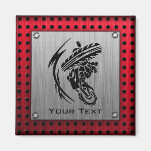 Gedrukt metaal ziet Dirt Bike eruit Magneet