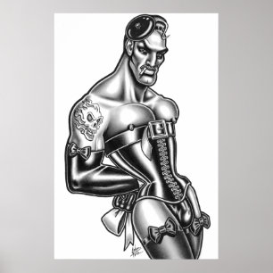 Gedrukt tot thrill poster