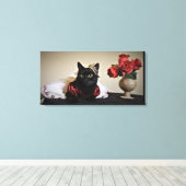 Gedrukt voor de bal canvas afdruk (Insitu (Houten vloer))