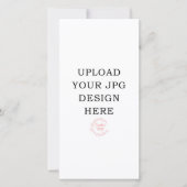 Gedrukte 4" x 8" trouwprogramma's (Voorkant)