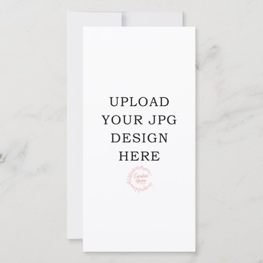 Gedrukte 4" x 8" trouwprogramma's (Voorkant)