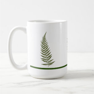 Gedrukte Australische fern Leaf - Match any Color Koffiemok
