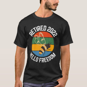 Gedrukte bijenteler 2022 Hallo Vrij imker T-shirt