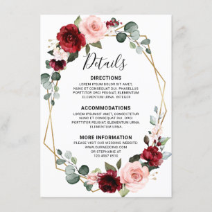 Gedrukte bruine bruine bruine bruine bruine bruine informatiekaartje