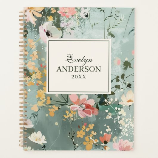 Gedrukte flora planner (Voorkant)