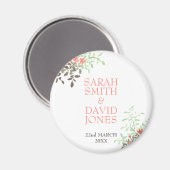 Gedrukte Floral Magneet (Voorkant / Achterkant)