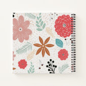 Gedrukte Floral Notitieboek (Achterkant)