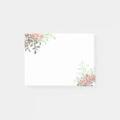 Gedrukte Floral Post-it® Notes (Voorkant)