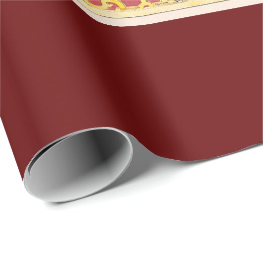 Gedrukte kaart cadeaupapier (Rol Hoek)