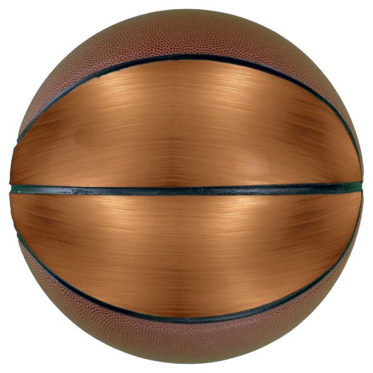 Gedrukte koperen blik basketbal (Voorkant)