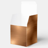 Gedrukte koperen blik bedankdoosjes (Geopend)