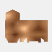 Gedrukte koperen blik bedankdoosjes (Uitgevouwen)