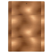 Gedrukte koperen blik klembord (Achterkant)