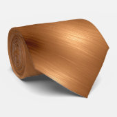 Gedrukte koperen blik stropdas (Opgerold)