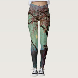 GEDRUKTE LEGGINGS HAPPY WOMEN UNDER FULL MOON